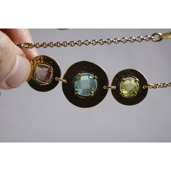 Greek goddess demi-parure costume jewelry set, necklace and matching earrings, - Picture 5 of 6